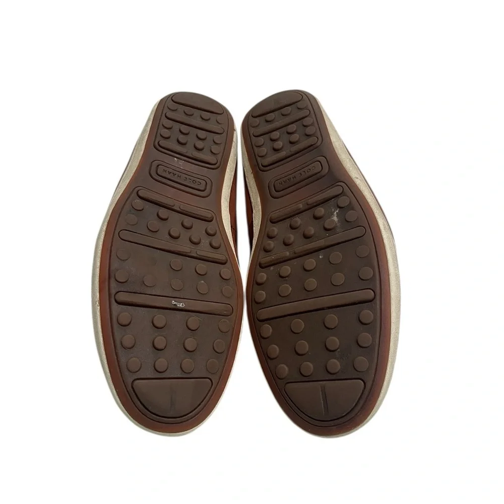 Cole Haan Men’s Road Trip Weekender Boat Dock Shoe Loafers SZ 12 Cognac Brown